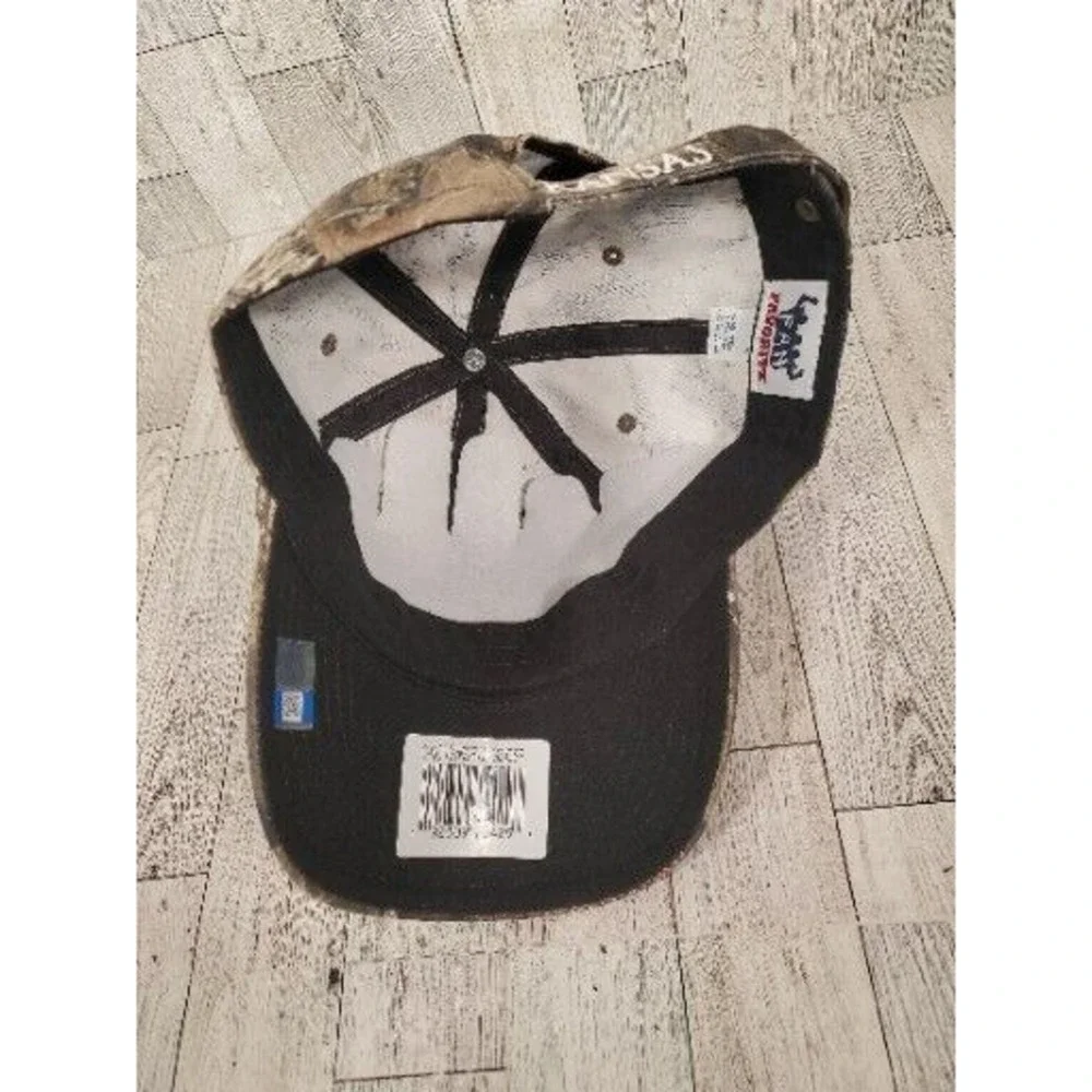 Kansas Jayhawks KU Hat Fan Favorite Mossy Oak Camo Adjustable Cap Mens NEW